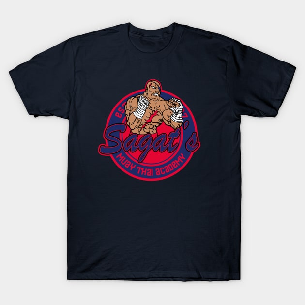 Sagat's martial arts academy T-Shirt by carloj1956